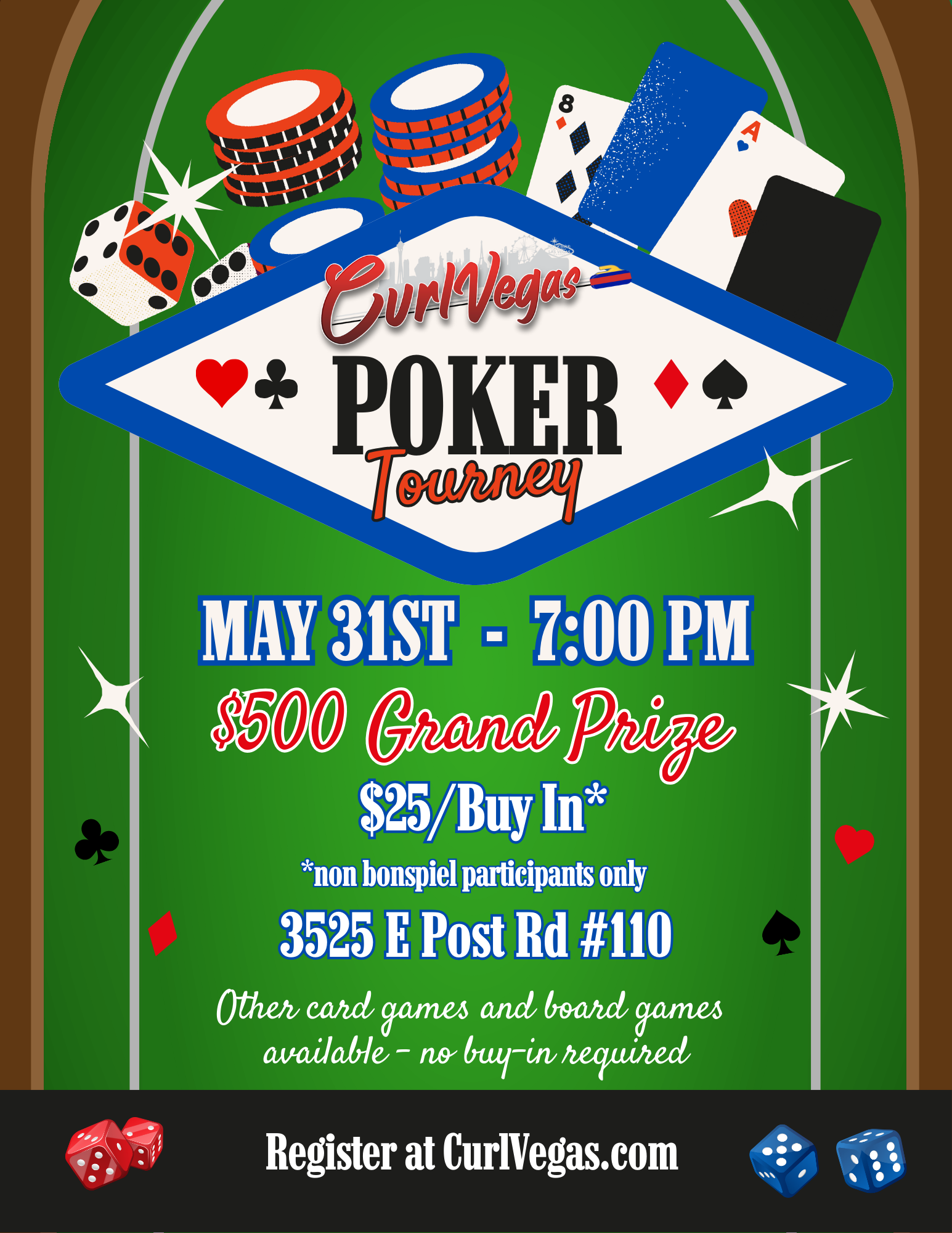CurlVegas Poker Tournament